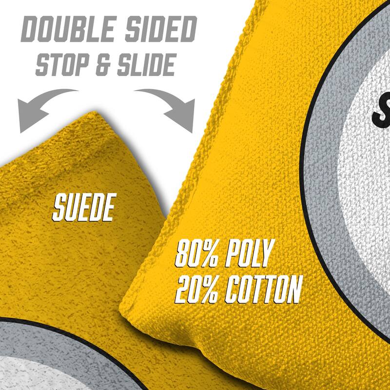 Pittsburgh Steelers NFL Dual Sided Pro Stop & Slide Cornhole Bags