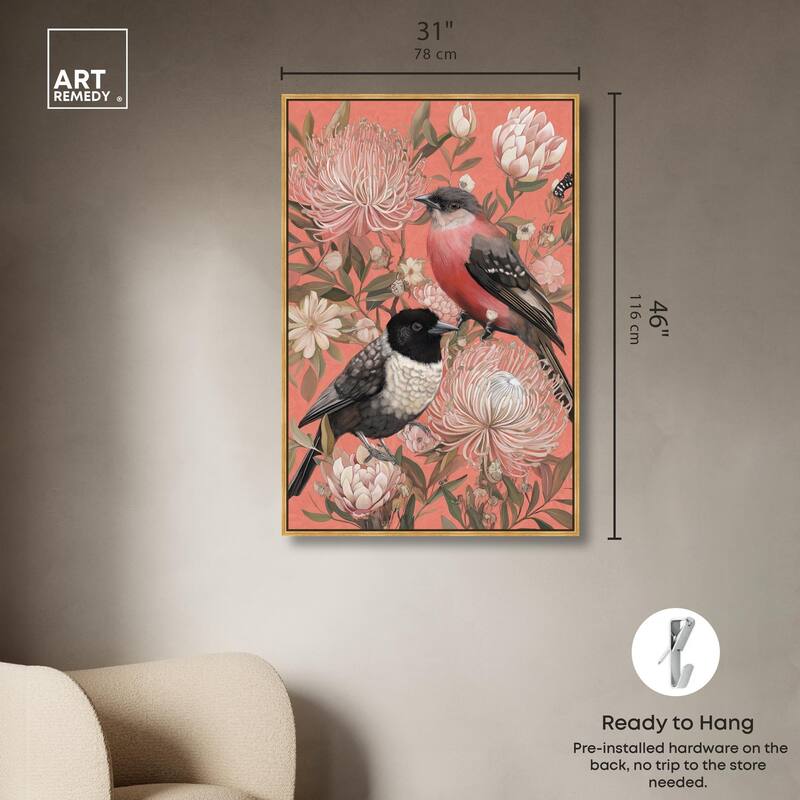 Protea Paradise Canvas by Art Remedy