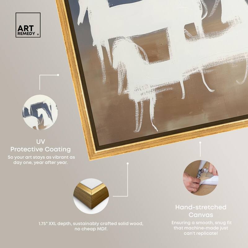 Phantom Herd Canvas by Art Remedy