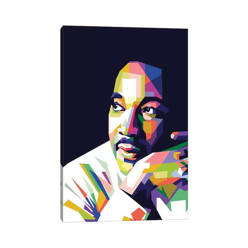 iCanvas "Martin Luther King Jr" by Dayat Banggai Canvas Print