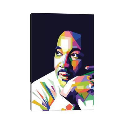iCanvas "Martin Luther King Jr" by Dayat Banggai Canvas Print