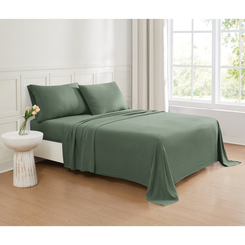 Truly Soft Garment Wash Solid Sheet Set