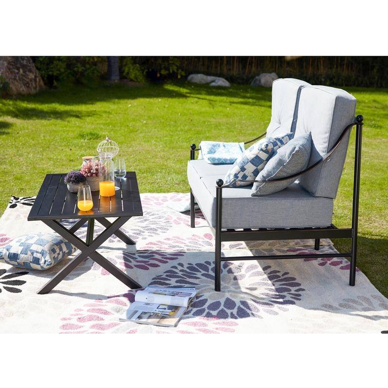 PATIO FESTIVAL 2-pc. Outdoor Cushioned Loveseat and Coffee Table Set