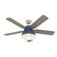 preview thumbnail 2 of 25, Hunter 52" Mill Valley Outdoor Ceiling Fan with LED Light Kit and Pull Chain - Farmhouse, Industrial, Rustic - DAMP RATED!