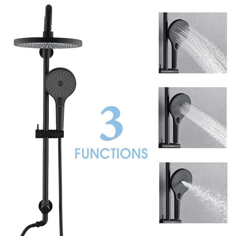 YASINU 3Setting Handheld Shower System with Handheld Shower head