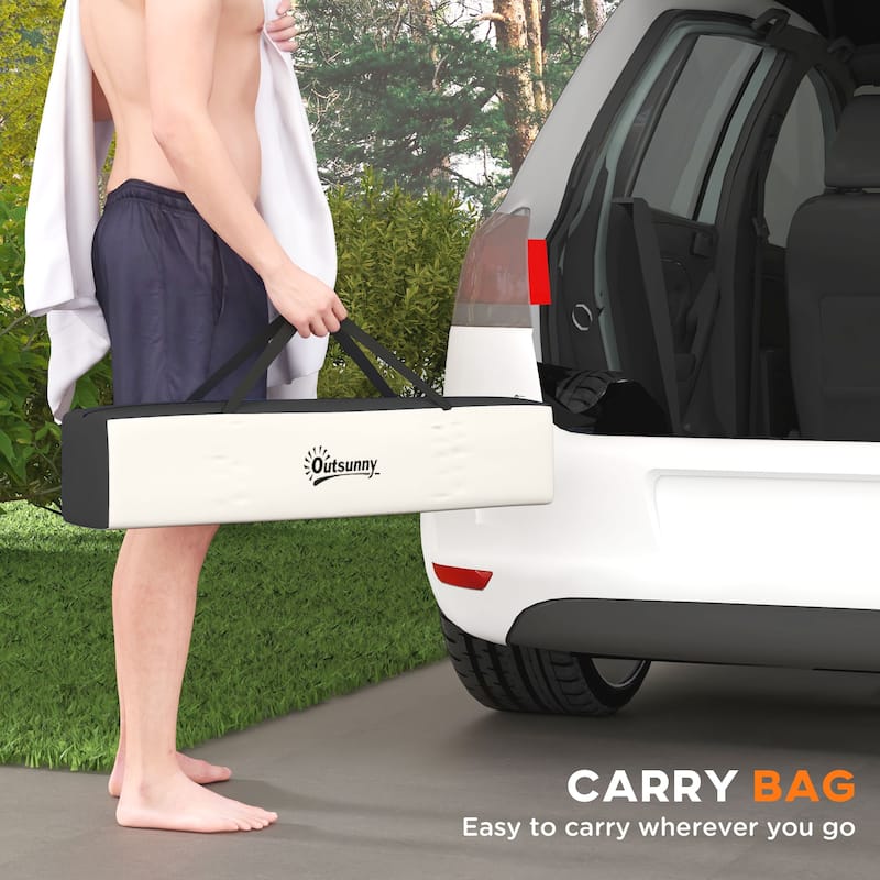 Portable Shower Tent,Privacy Shelter,Camping Dressing Changing Tent Room with Solar Shower Bag,Floor and Carrying Bag