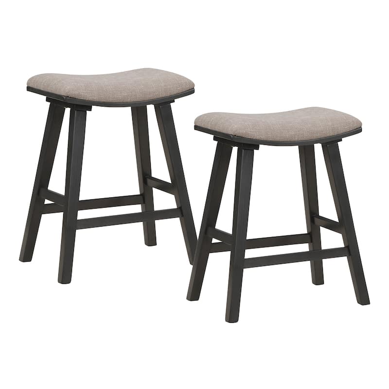Coley 24" Saddle Stool (2-Pack)