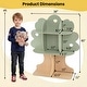 preview thumbnail 3 of 5, Costway 45” Kids Tree Bookshelf with Open Shelves for Reading Nook, - See Details