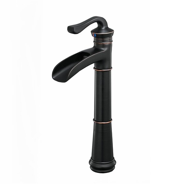 Dr Faucet Waschbeckenarmatur Waterfall – Einhebel, ölgeriebene Bronze, Für Vessel-Becken Oder Wandmontage