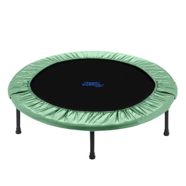 slide 2 of 6, Upper Bounce 40" Rebounder Exercise Fitness Trampoline with Durable Jumping Mat, Portable & Foldable Workout Trampoline