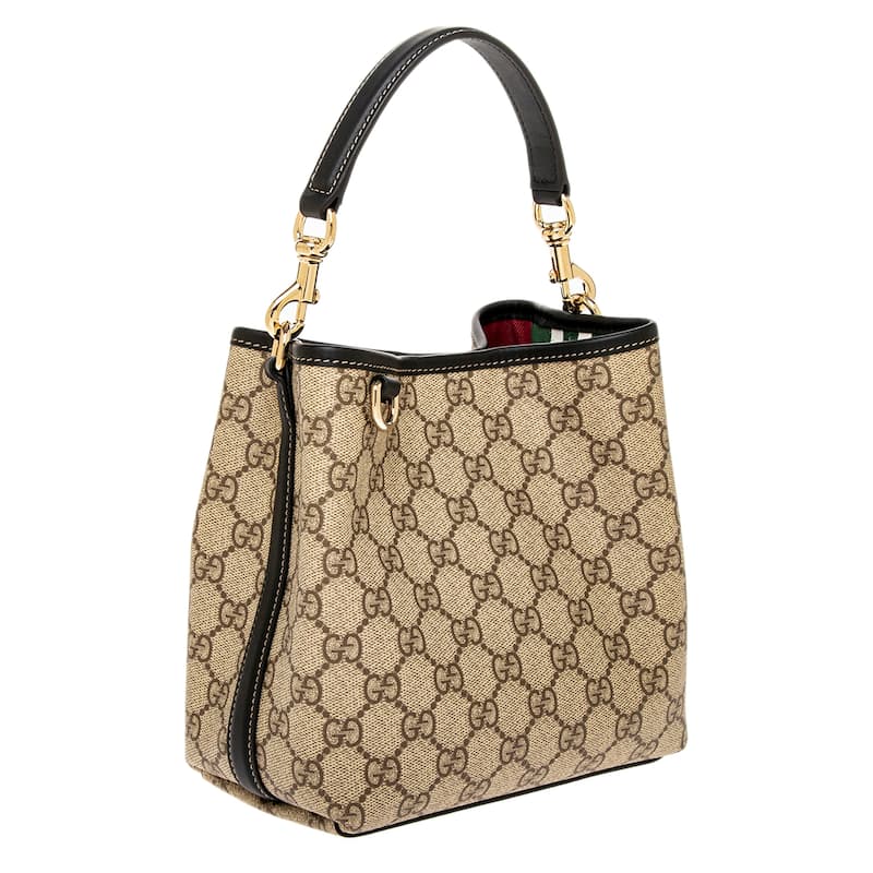 Gucci GG Emblem Small Bucket Bag