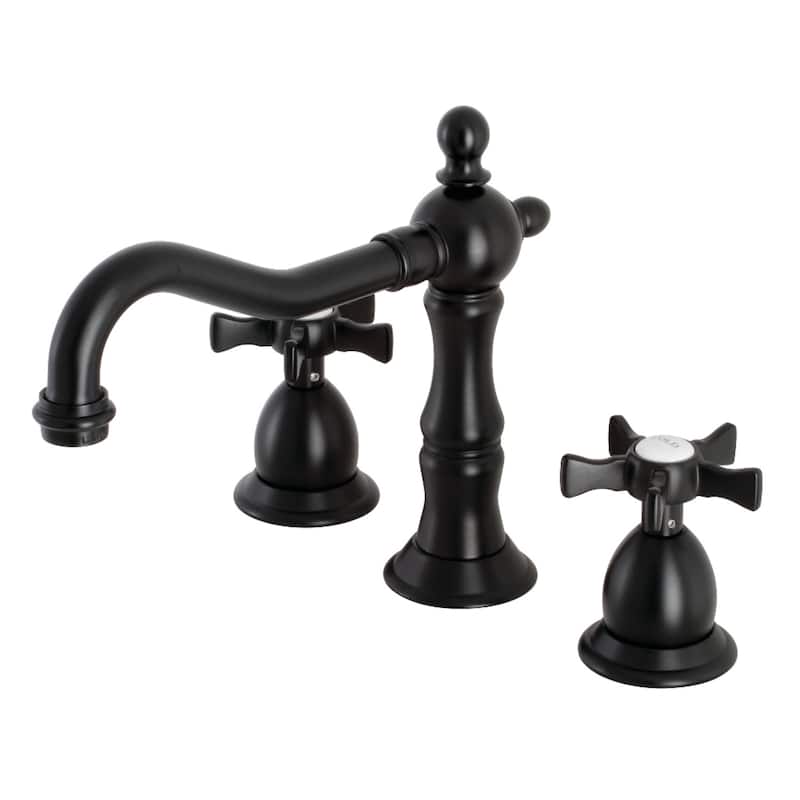 Hamilton 8 in. Widespread Bathroom Faucet - Matte Black