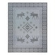preview thumbnail 2 of 7, Gertmenian Paseo Yoder Grey Rustic Tribal Moose Indoor/ Outdoor Area Rug
