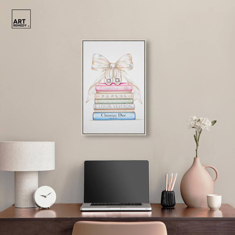 Heel and Luxury Books I Canvas by Art Remedy