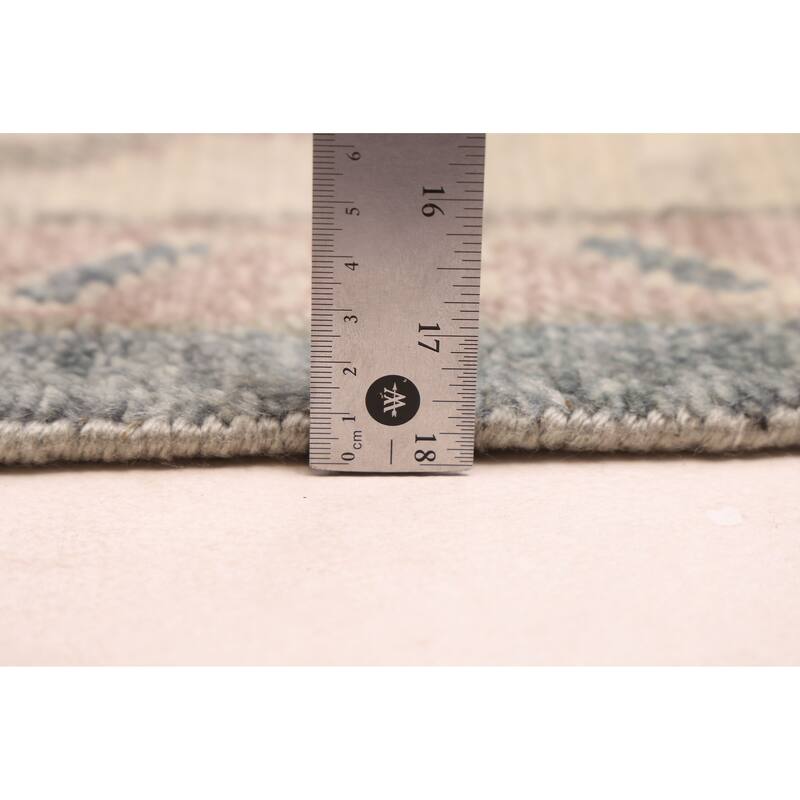 ECARPETGALLERY Hand-knotted Modern Oushak Dark Teal Wool Rug - 8'11 x 11'9