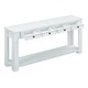 preview thumbnail 28 of 47, Merax Rustic Console Table with Storage Drawers and Bottom Shelf