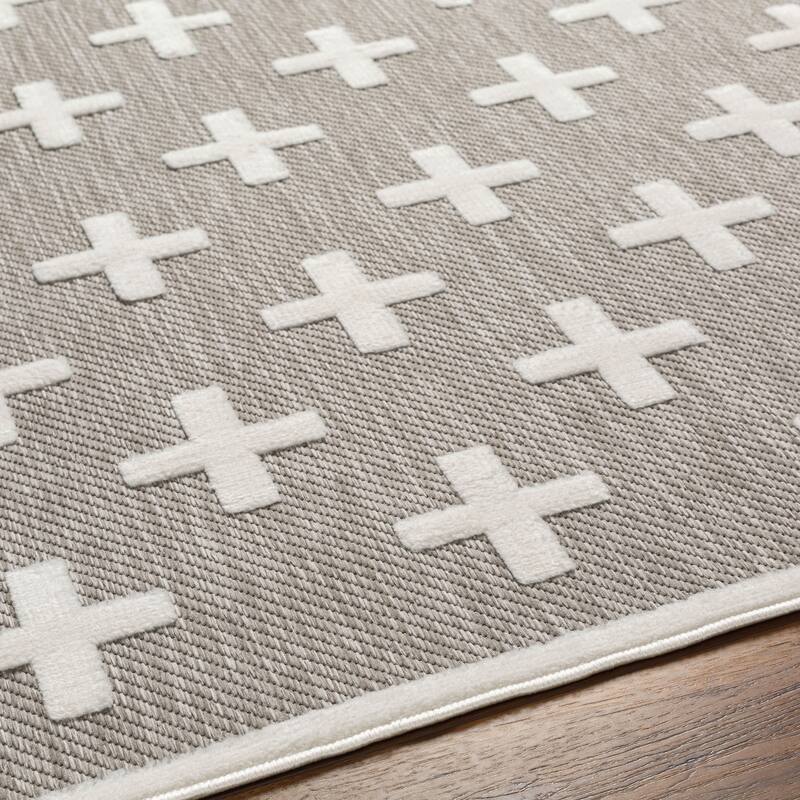 Livabliss San Diego Outdoor Safe Casual Geometric Area Rug