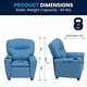 preview thumbnail 82 of 191, Contemporary Kids Recliner with Cup Holder