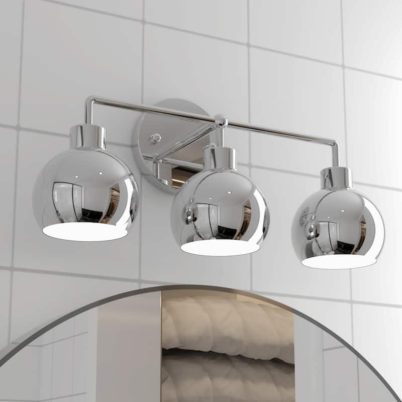 OROMA HOME Hannes 3-Light Dome Bathroom Vanity Light - N/A