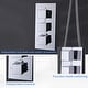 preview thumbnail 28 of 39, LED 4-Way Complete Rain and Waterfall Shower System with 3 body Jets and High-pressure Handheld, Ceiling Mounted