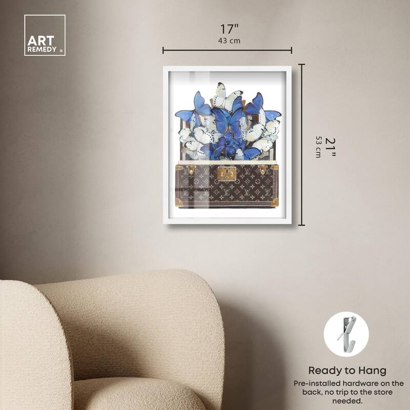 Luxurious Butterflies Shadowbox by Art Remedy