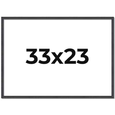 33x23 Frame Brown Picture Frame - Complete Modern Photo Frame Includes