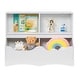 preview thumbnail 3 of 26, Stylish Kid's Toy Storage Organizer with Bookcase, Multi-Functional Nursery Storage Cubby Cabinet for Playroom and Bedroom