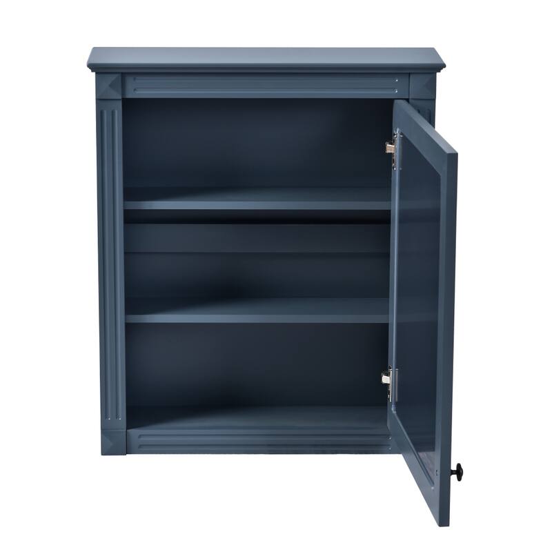 24'' x 27'' Wall Mounted Bathroom Medicine Cabinet with Mirror and Adjustable Shelf