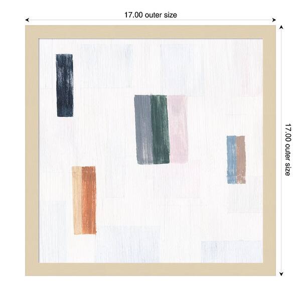 dimension image slide 9 of 18, Somatic I by Vanna Lam Wood Framed Wall Art Print