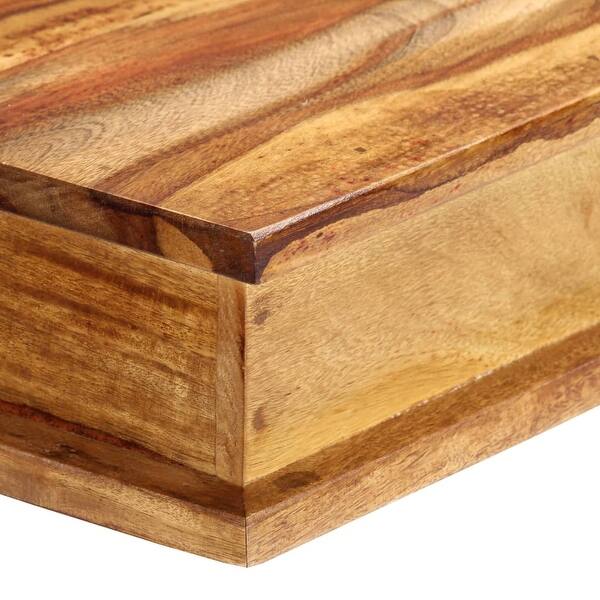 Shop Vidaxl Writing Desk 45 3 X19 7 X33 5 Solid Sheesham Wood