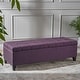 preview thumbnail 21 of 100, Mission Tufted Fabric Storage Ottoman Bench by Christopher Knight Home - 50.50"L x 18.75"W x 16.00"H