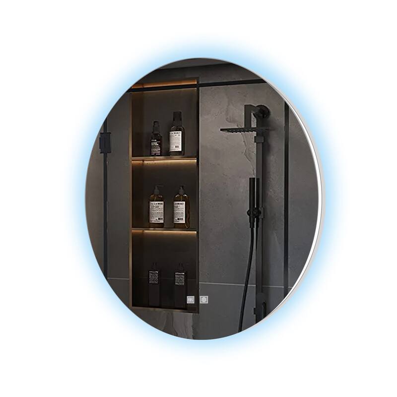 Nordica Round LED Bathroom Vanity Mirror - N/A