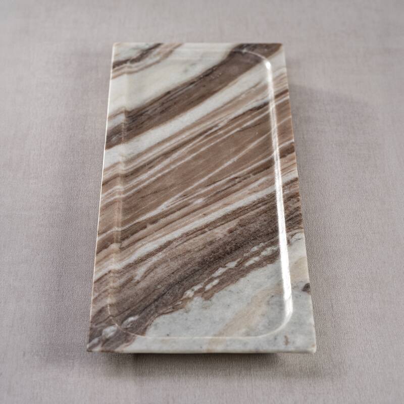 Altamura Rectangular Marble Tray