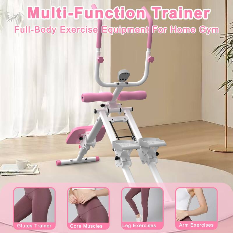 Multifunctional 2-In-1 Stair Stepper And Ab Workout Machine