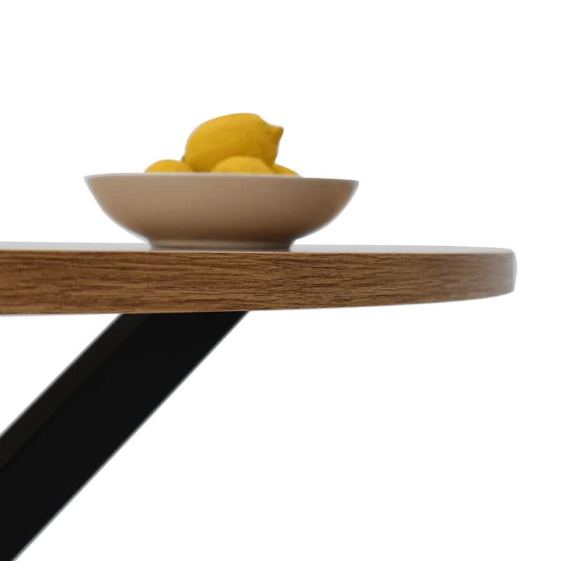 Round Black Dining Table