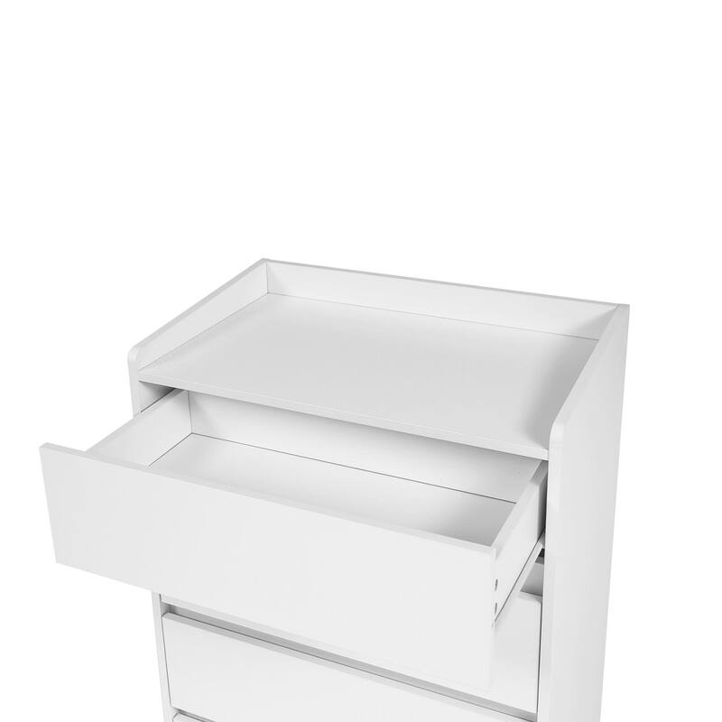 GEITIN Modern Wooden Dresser Cabinet with Sturdy Frame