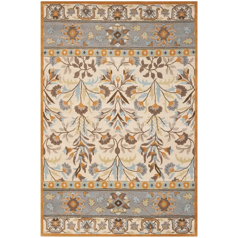 SAFAVIEH Handmade Jardin Yoselin Country Floral Wool Rug Bed Bath