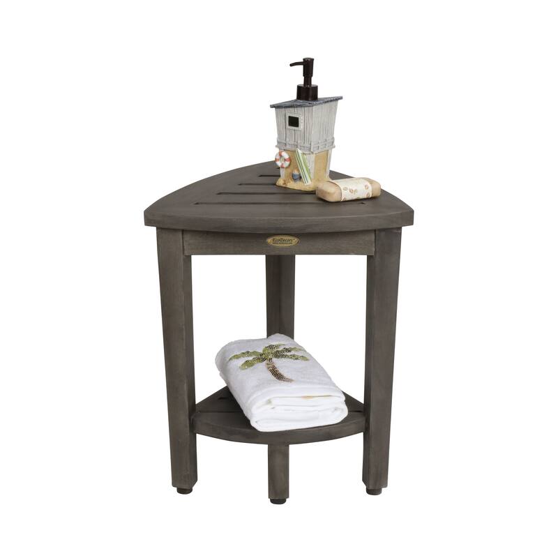 CoastalVogue Oasis 15in Tall ShowerShelf in a Gray Finish