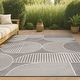 preview thumbnail 3 of 133, JONATHAN Y Dila Geometric Arch Scandi Striped Ivory/Cream Area Rug