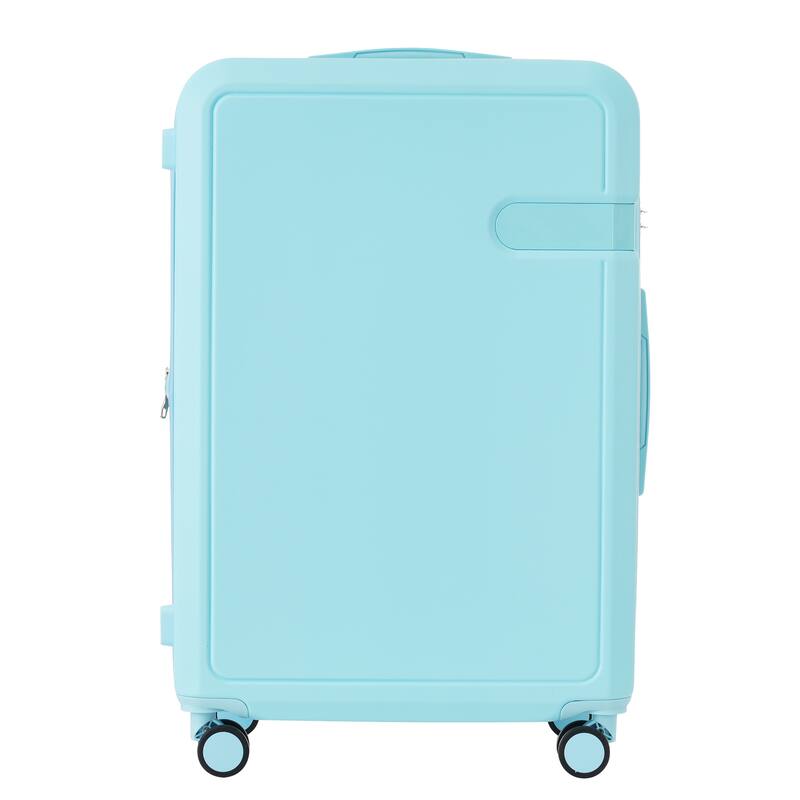 4 Piece ABS Expanable Spinner Wheels Lightweight Luggage Set w/TSA Lock and Compression Packing Cubes