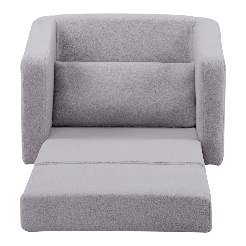 Pala Sherpa Convertible Sleeper Arm Chair Bed