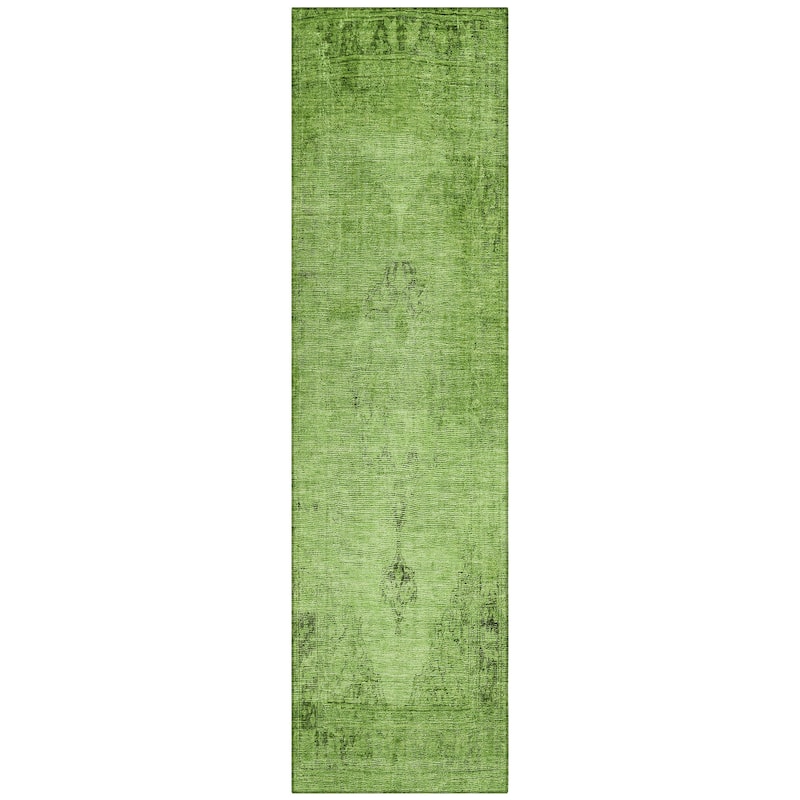 Machine Washable Indoor/ Outdoor Chantille Vintage Traditional Rug