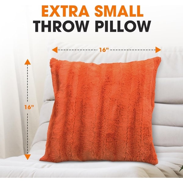 dimension image slide 38 of 59, Cheer Collection Decorative Throw Pillows for Couch & Bed (Set of 2)