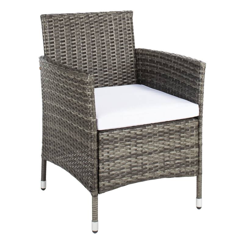SAFAVIEH Outdoor Tamya 4-Piece Patio Conversation Set - 41W x 31D x 23H