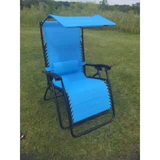 Styled Shopping Oversized Extra Large Zero Gravity Chair with Canopy and Tray