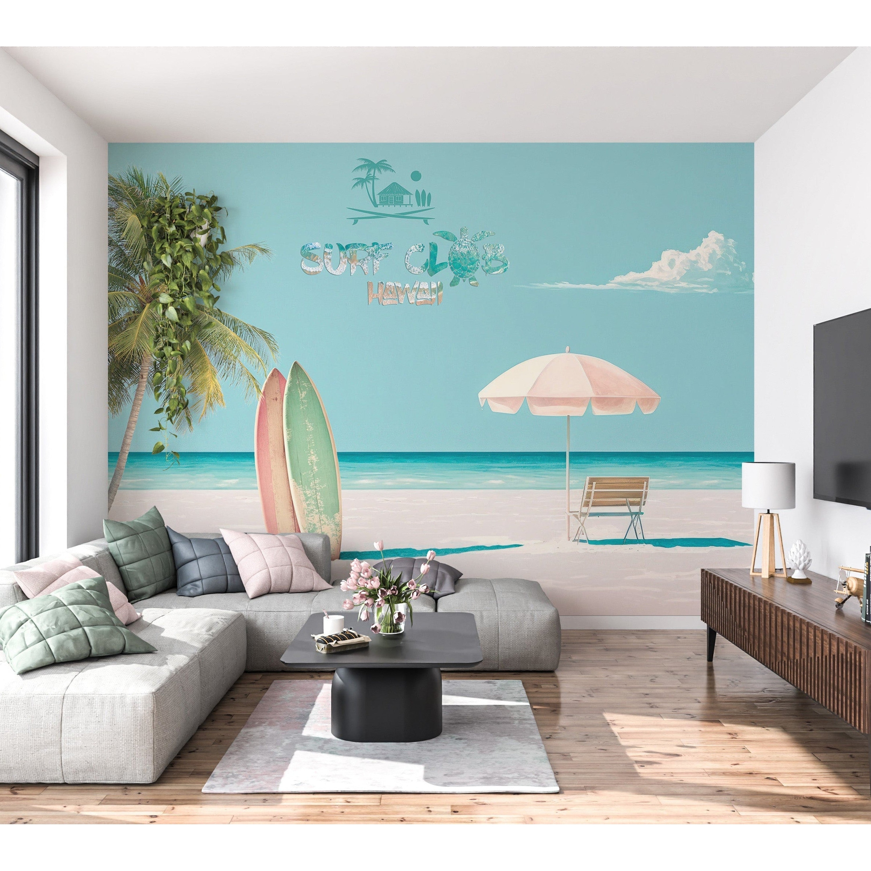 tropical style wallpaper