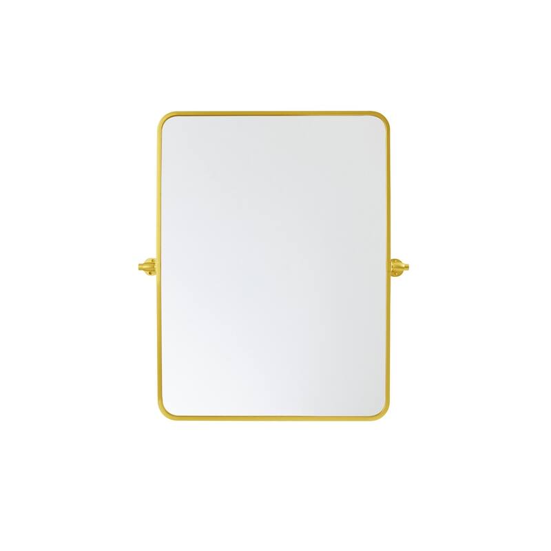 Indigo Home Soft Corner Pivot Mirror - Gold - 24 x 32