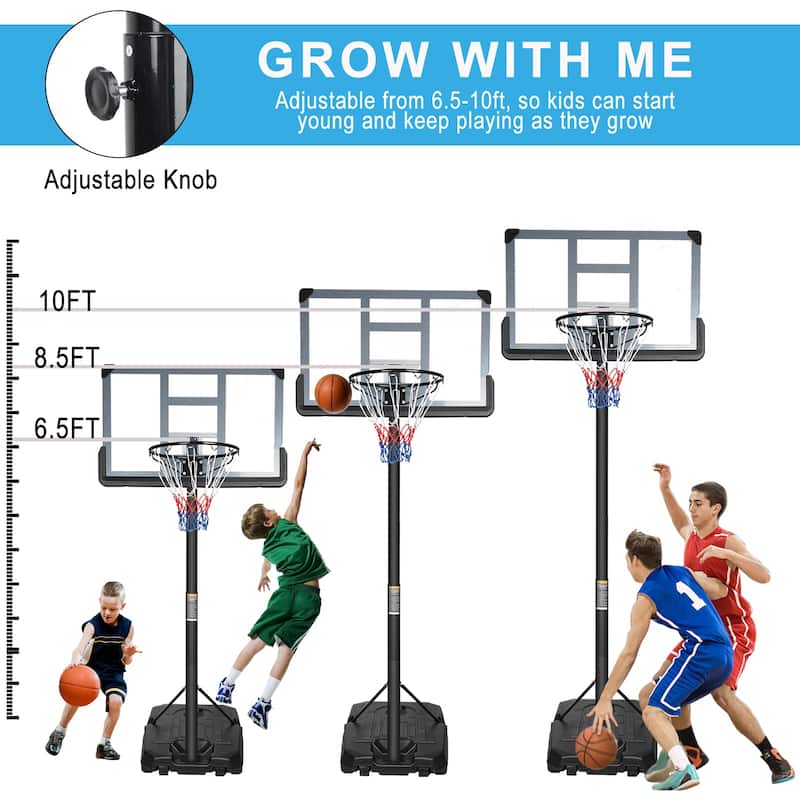 Portable Basketball Hoop Stand Height Adjustable Bed Bath & Beyond 36850621