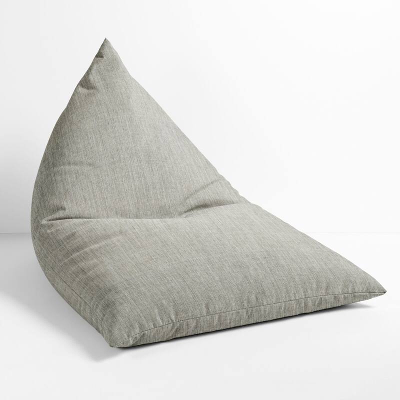 Sorra Home Sunbrella Outdoor Bean Lounger 54 in W x 38 in W x 21 in H