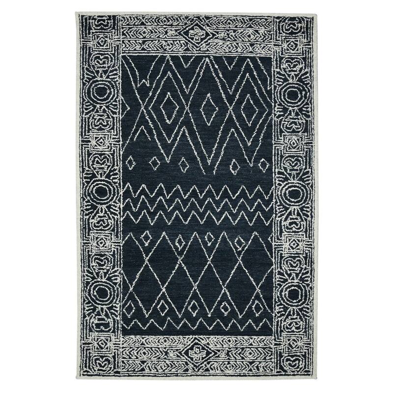 HomeRoots Southwestern Lodge Rectangle Area Rug